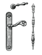 Group Plate Antique Handle